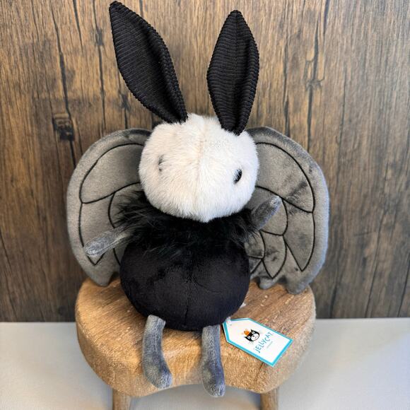 Jellycat Miff Mothman NEW!  FAST SHIP Jellycat Halloween - Picture 2 of 8
